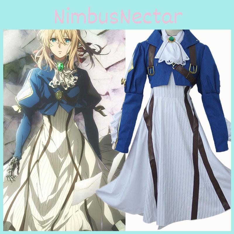 Cosplay Violet Evergarden Costume Auto Memories Doll Outfit Fancy Dress Set