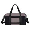 Color Block Fitness Bag Short-Distance Travel Bag Lightweight Storage Sports Bag