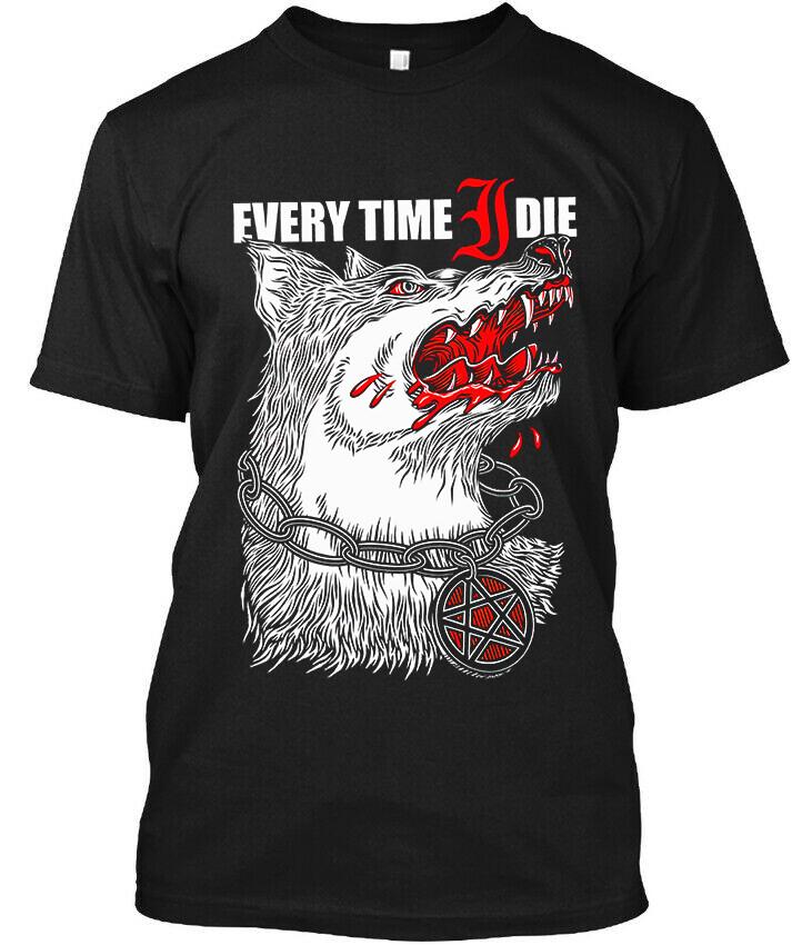 NEW! Popular Every Time I Die American Music Wolf Retro Logo T-Shirt Size S-4XL Unisex T-Shirt XXL