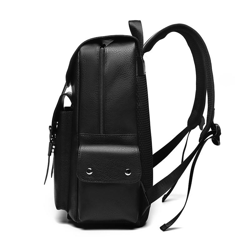 Zaino Retro Britannico in Ecopelle con Spallacci Regolabili per Viaggio e Uso Quotidiano