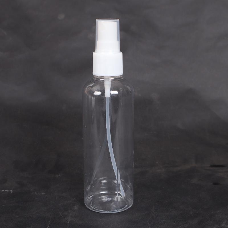 

100ml Portable Transparent Plastic Spray Bottle for Cosmetics and Perfume