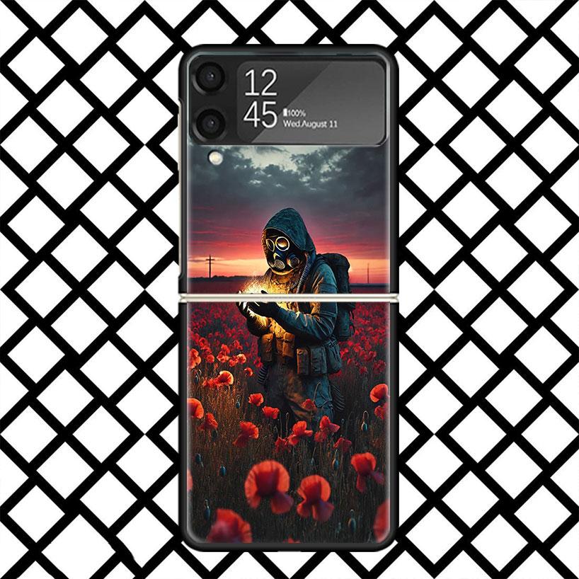 Game S-Stalker Phone Case For Samsung Z Flip 7 6 5 4 3 Galaxy ZFLIP7 ZFlip6 5G Flip5 Flip4 Flip3 5g Black Hard Cover