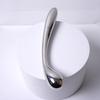 Heavy stainless steel double fake dildo G Spot wand anal beads butt plug metal prostate massager vaginal female sex toy women