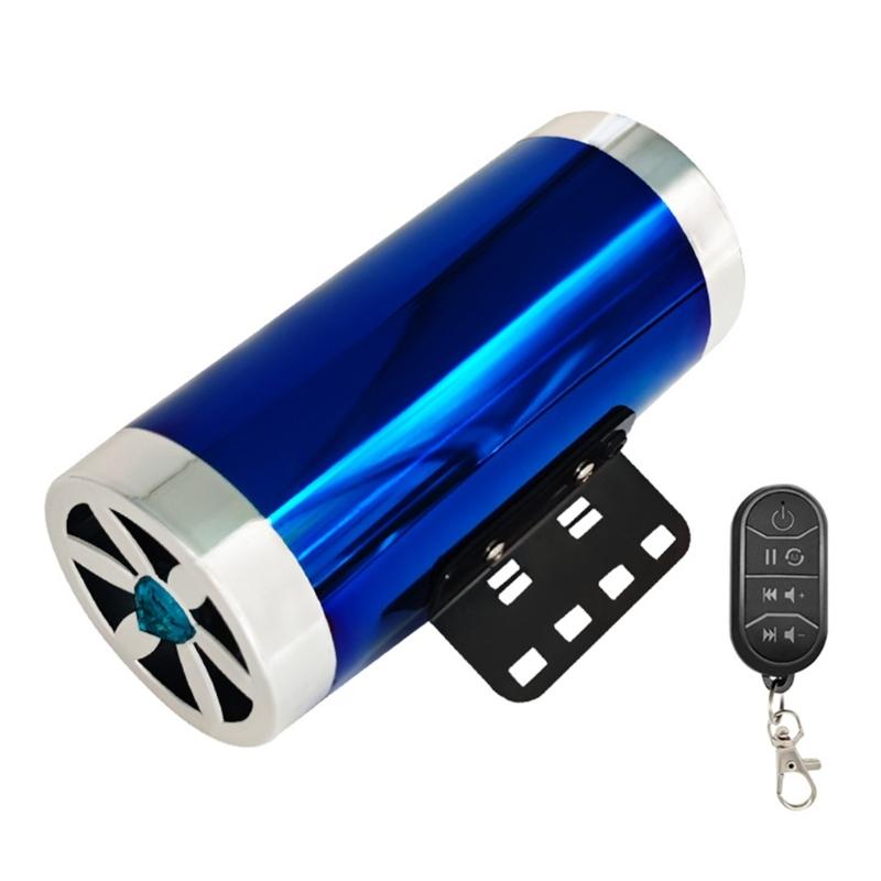 Waterproof Dustproof Motorcycle Speaker System with Dynamic LED Lighting Steel Sound Components for Motorcycle Bikes