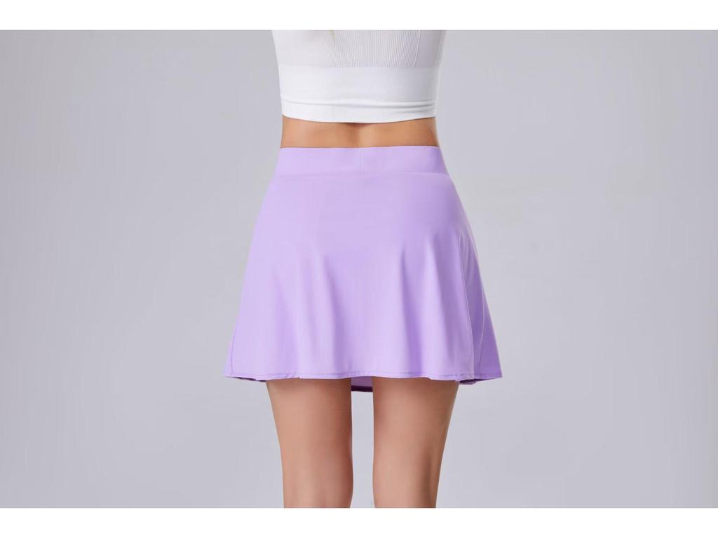 Damen Schnelltrocknender Tennisrock mit Anti-Expositions-Shorts - Plissee-Mini für Laufen & Sport