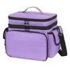 Sewing Organizer Bag with Shoulder Strap Transparent Pockets Tool