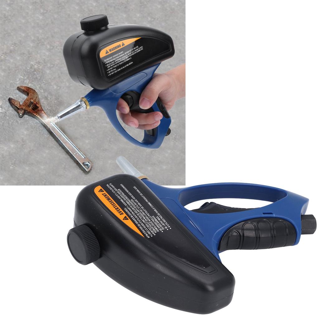 Sand Blasting Gun 1/4in Pneumatic Portable Air Abrasive Spot Handheld Paint Rust Remover