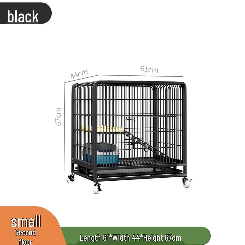 Luxury Three-Story Cat Villa with Spacious Climbing Frame and Bed