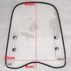 Transparent Motorcycle Windshield Universal Motorcycle Wind Deflector Motocycle Extension Spoiler