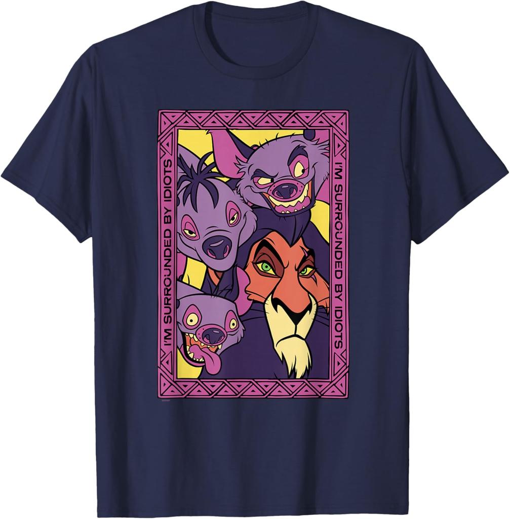 Disney T-shirt Il Re Leone 30° Anniversario Scar e Iene Idioti