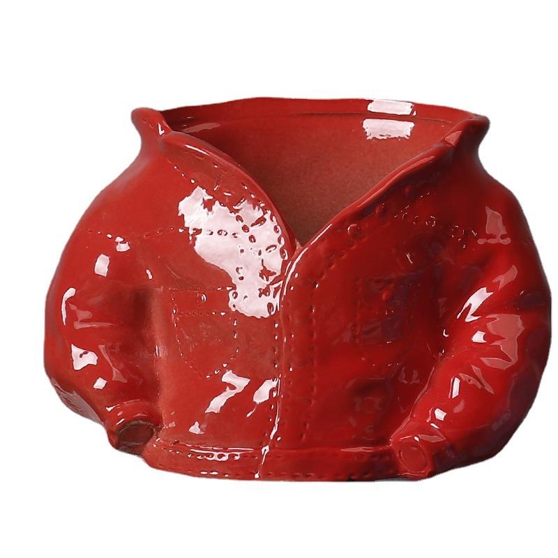 Plant Wenzhu Combination Ceramic Flower Ware European Simple Creative Succulent Flower Pot Interior Decoration