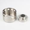 Portable Stainless Steel Alcohol Hot Pot Stove Kit with Wind Deflector