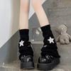 Y2K Black Star Women’s Slouchy Calf Socks & Leg Warmers
