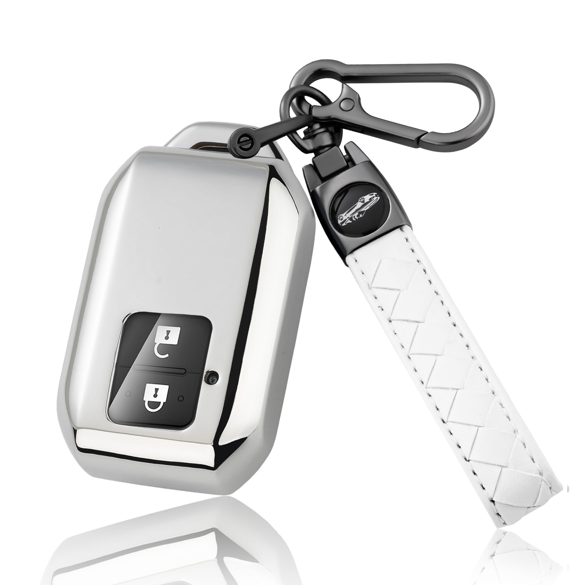 

PIMOHI Suzuki Hustler Key Case, Crosby New Jimny Key Cover, 64 Series Solio Wagon, серебряный
