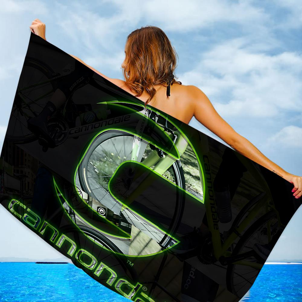 Washable C-Cannondales Microfiber Beach Towel Absorbent Quick Dry Soft Yoga Swimming Resort Mountain Climbing Towel
