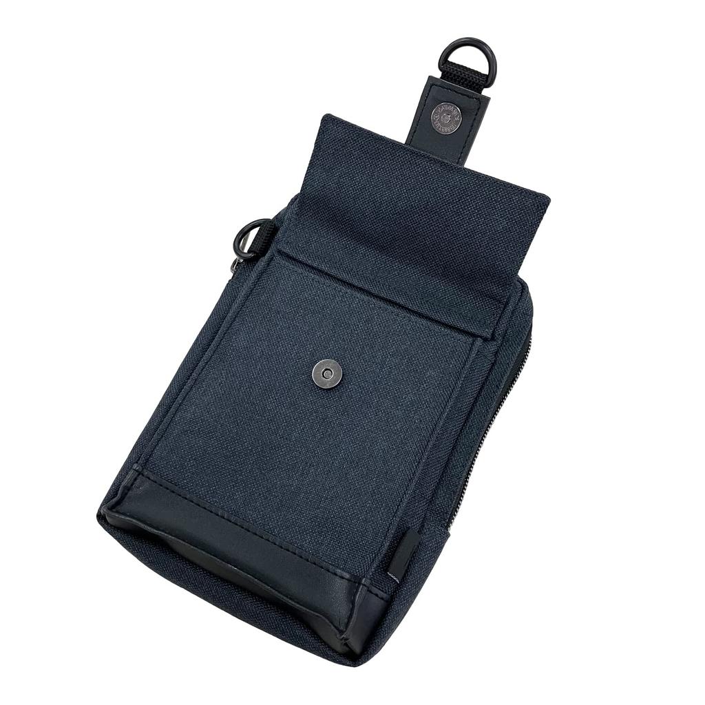 SK11 Multi-Pouch, Dark Gray, with Belt Loop and Zippered Main Pocket (STP-MP-6DG)