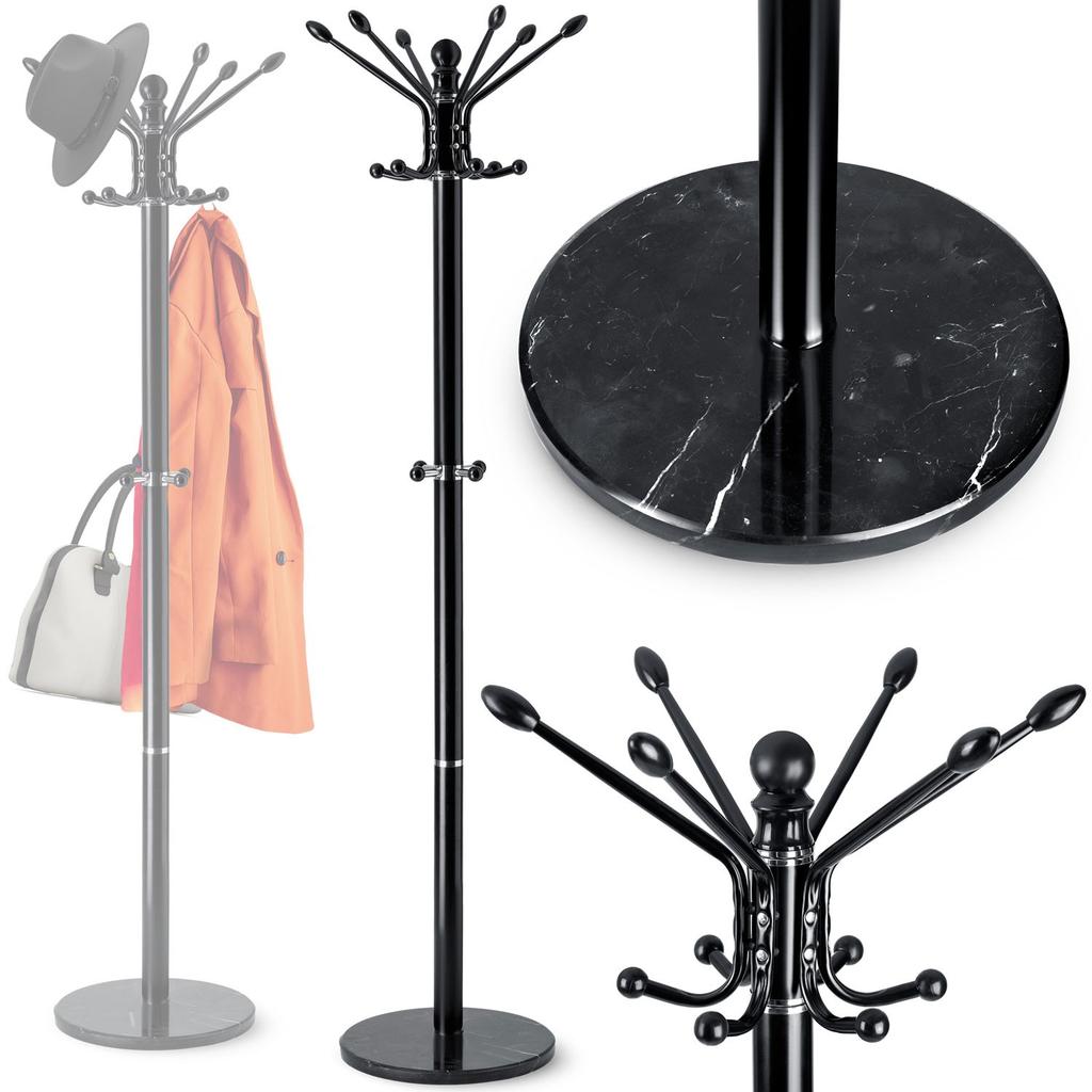 Standing Clothes Rack With Marble Base Massido 684300