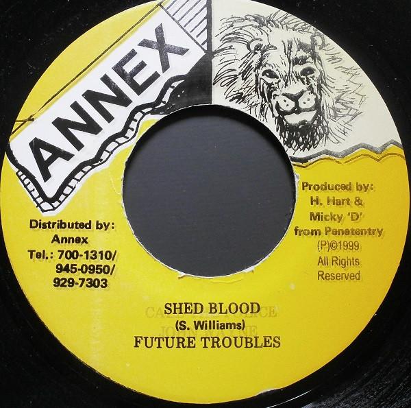 

7inch Record FUTURE TROUBLES - Shed Blood NONE Annex 1999 Jamaica Reggae, Ska & Dub Used