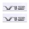 V12 Logo Auto Blatník Boční Znak Zadní Kufr Znak Samolepka pro Mercedes Benz S Třída S400 S300 S600 W210 W212 W204 W205 W207 W168
