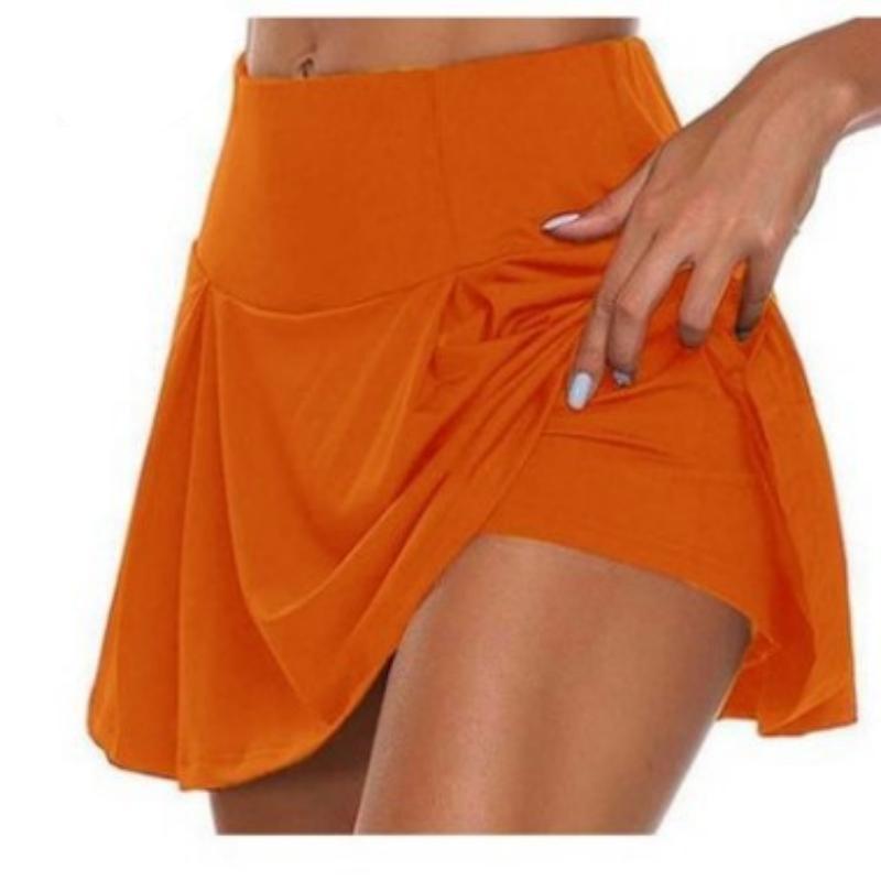 2023 Basic Summer Women's Pure Color Two-piece Fake Shorts Leggings Available In 13 Colors