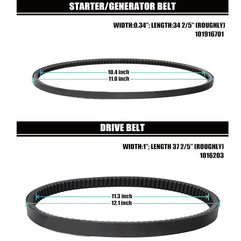 Golf Cart Belt 1016203 Fit For Club Car Starter Generator & Drive DS Precedent