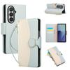 Wallet Case for Galaxy Z Fold5 - TPU+Leather/PU, Green, With Lanyard