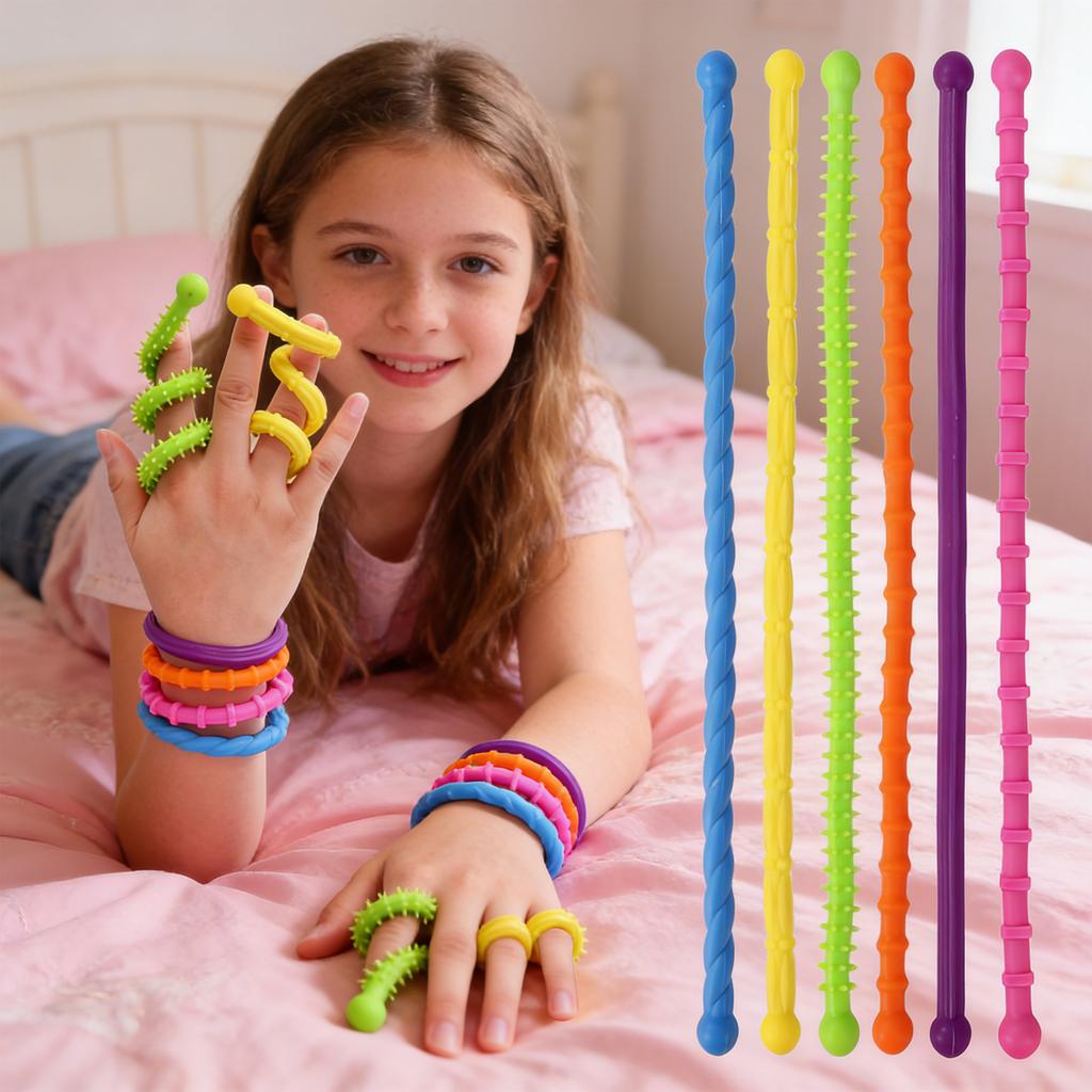 Deformable Texture Pipe Stick Kids Stress Relief Toy