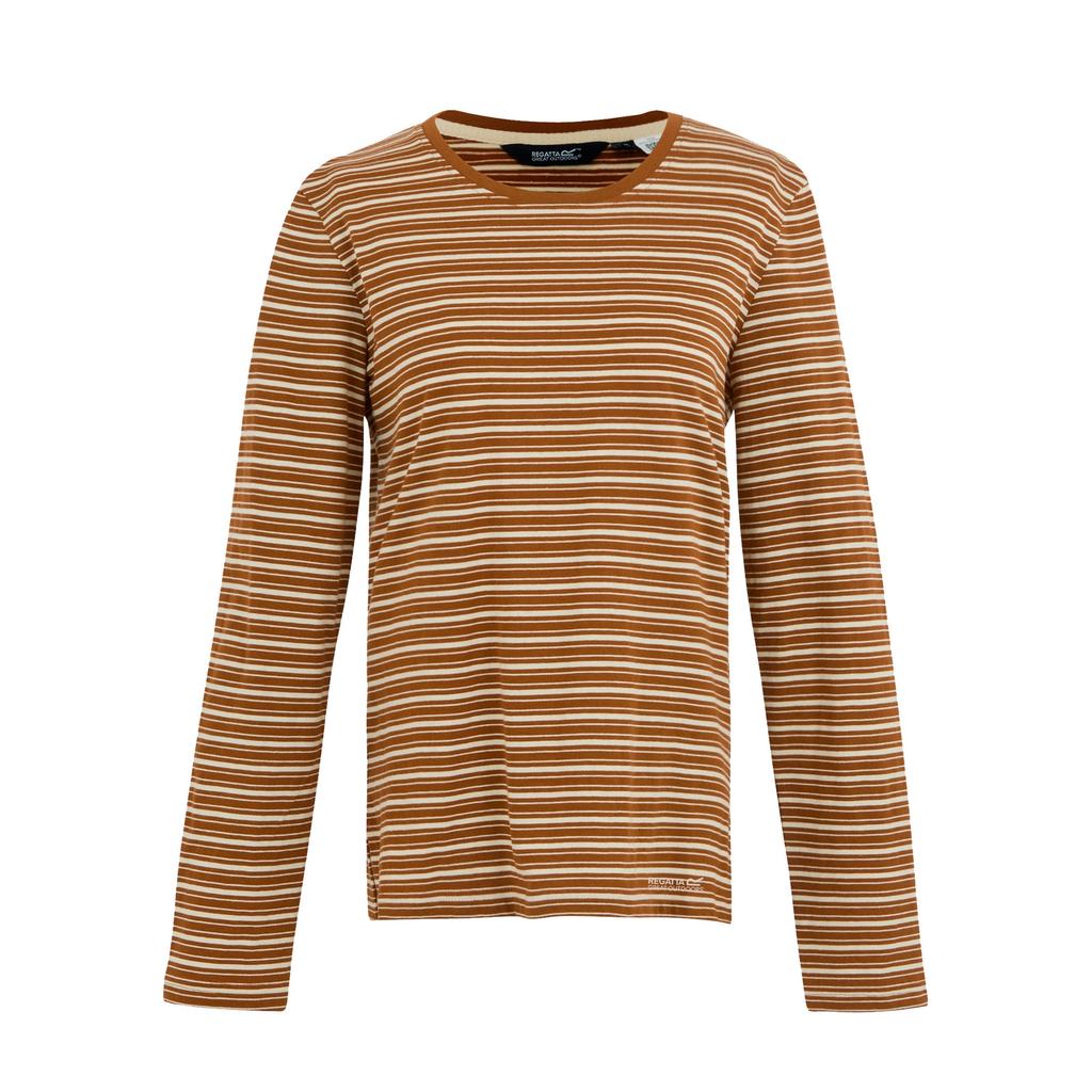 Regatta Womens/Ladies Federica Stripe Long-Sleeved T-Shirt