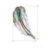 Shell Abalone Brooch For Women Handmade Geometric Style Jewelry Gift