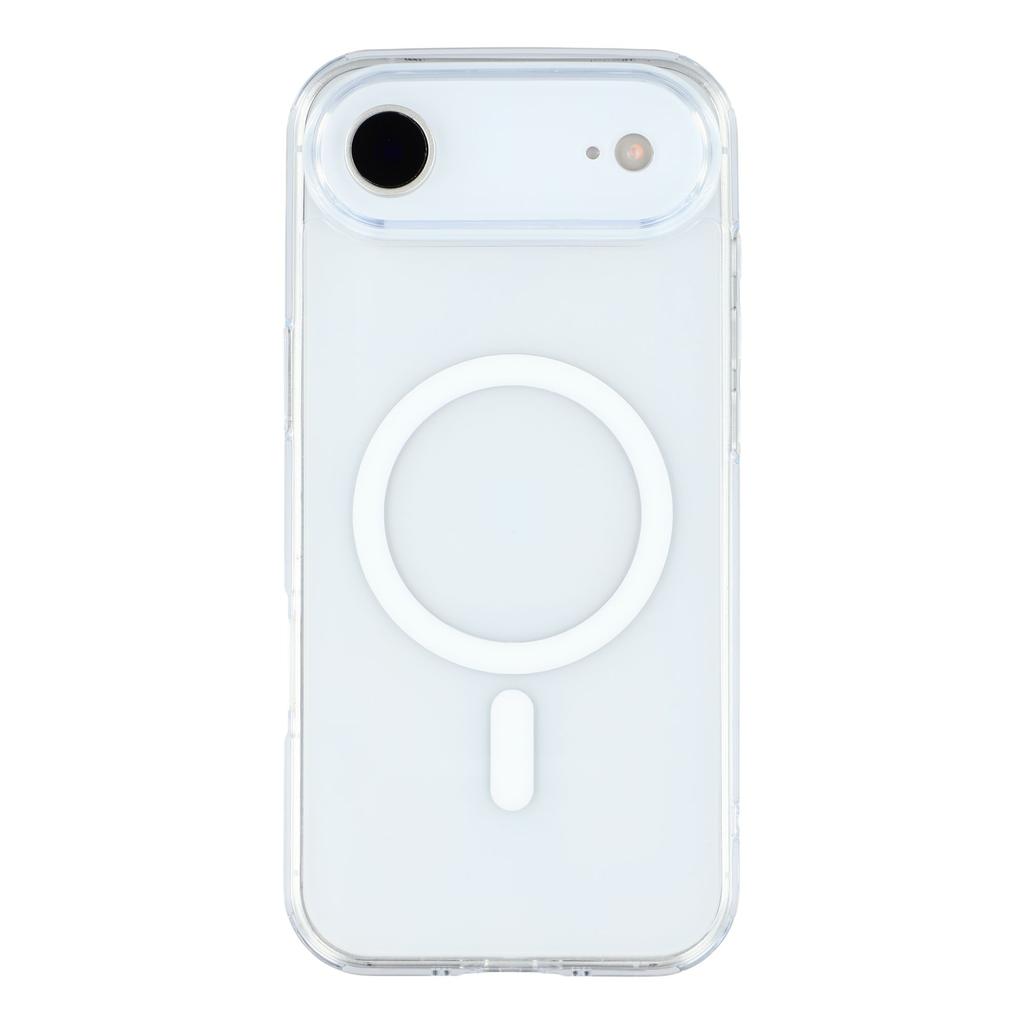 JAUCASE For iPhone 17 Air Case Compatible with MagSafe Crystal Clear TPU PC Phone Back Cover