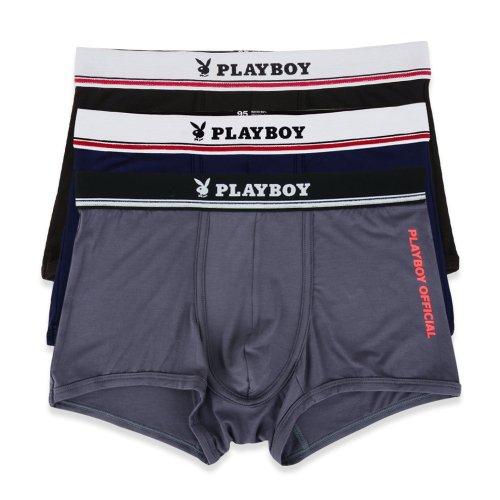 

[Playboy] Мужские трусы-боксеры 2104-3 шт. [Отправка из Кореи] 100% Оригинал 100