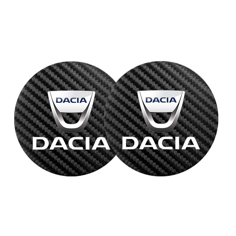 2 ks podtácků do auta, podložky pod hrnek s vodou, vodotěsné vložky do přihrádky pro Dacia Duster Logan Sandero Stepway Dokker Lodgy MCV 2019 Jaro