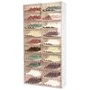 10 Tiers 40 Pairs Collapsible Shoe Storage Box with Magnetic Clear Door Shoe Rack Organizer Shoe Shelf for Entryway Living Room