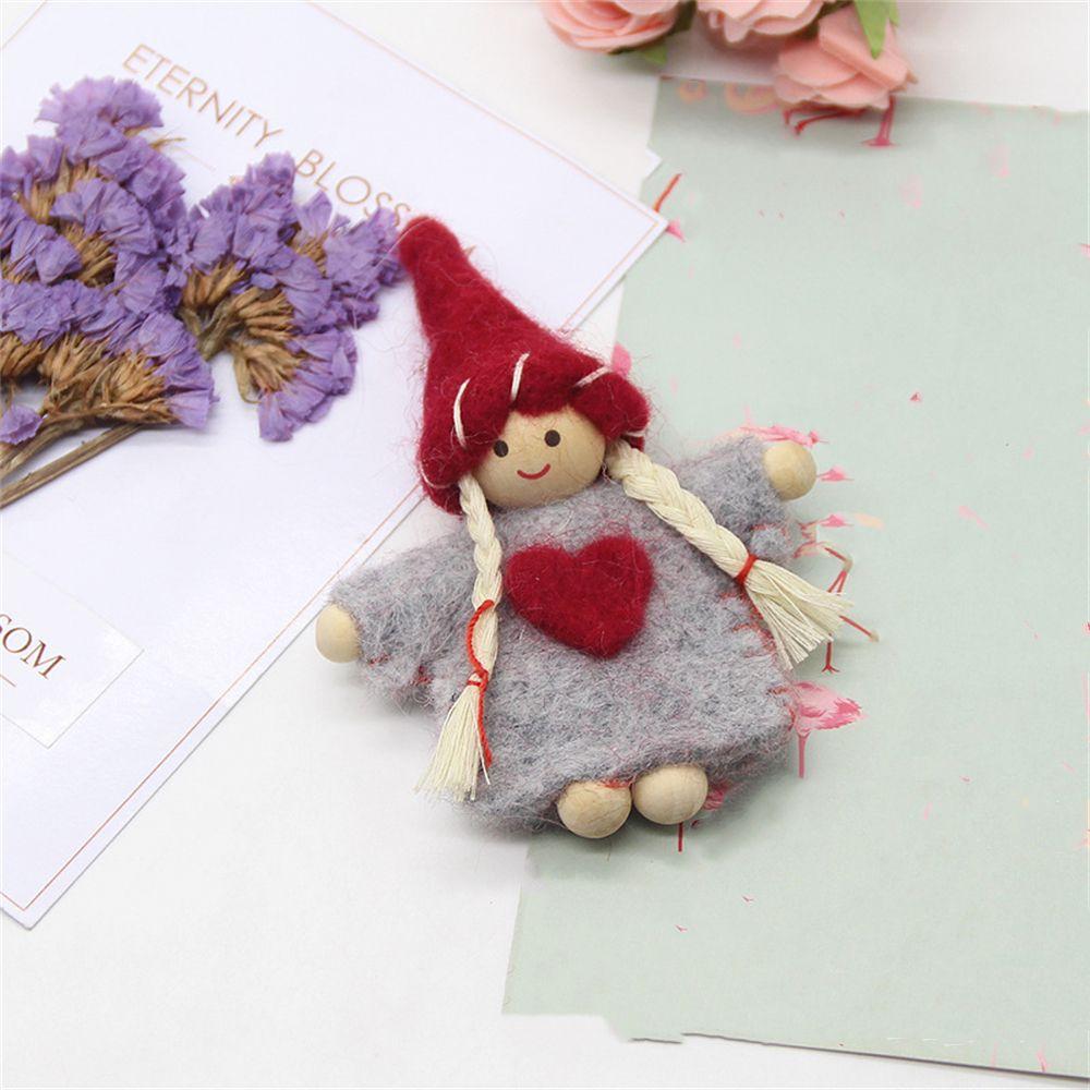 

Tree Santa Claus Merry Christmas Wool Felt Christmas Doll Christmas Decorations Christmas Ornament 09