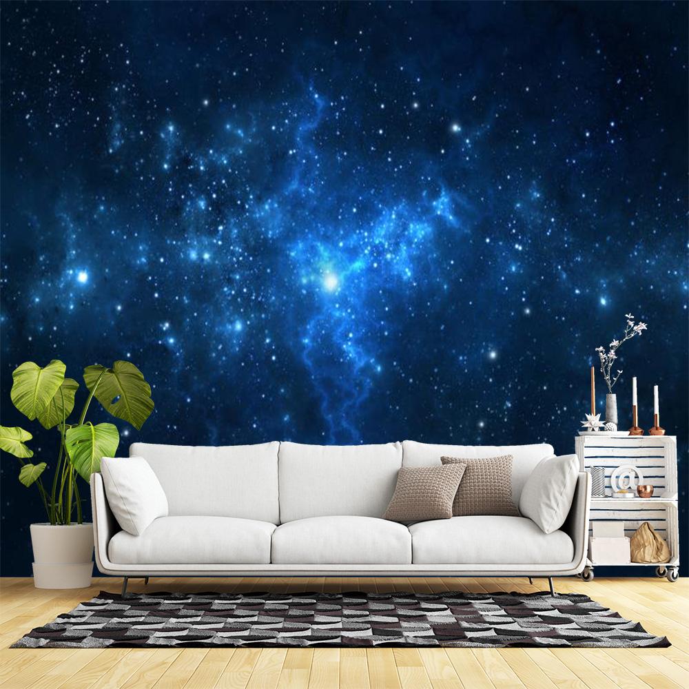 Galaxy Wallpaper Ceiling Starry Sky Mural Universe Wall Mural Home Bedroom