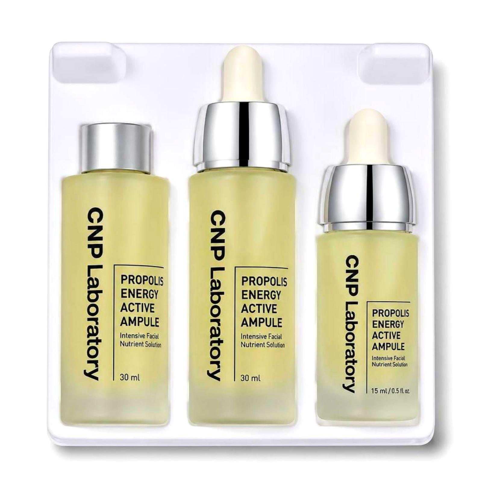 CNP Laboratory Propolis Energy Active Ampoule Set (30ml x 2 + 15ml) 75ml (30ml x 2 + 15ml)