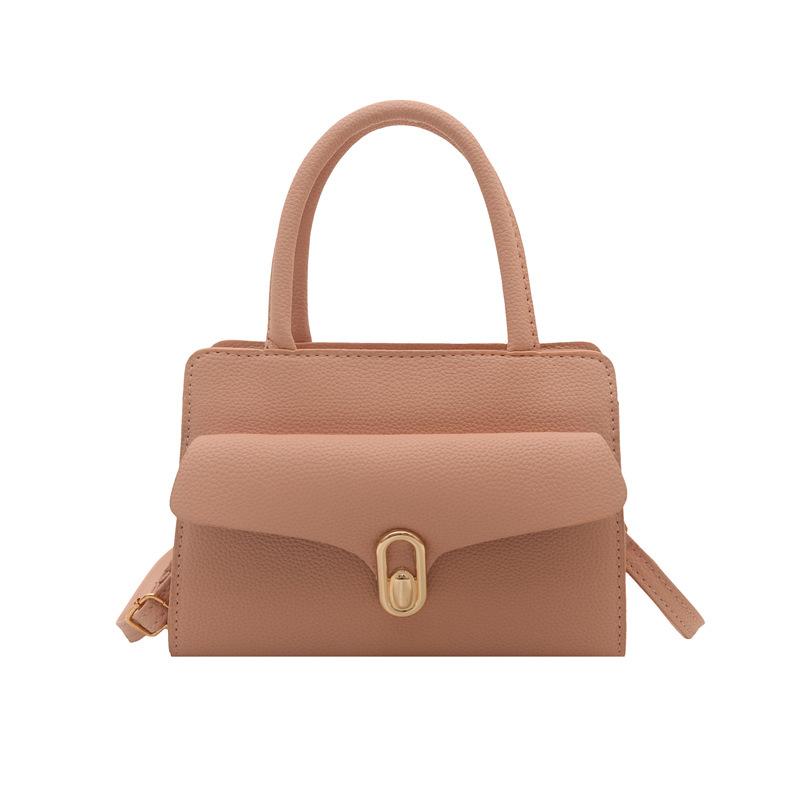 Simple Portable Small Square Bag Women's New Casual Versatile Shoulder Bag Fashion Commuter Messenger Bag