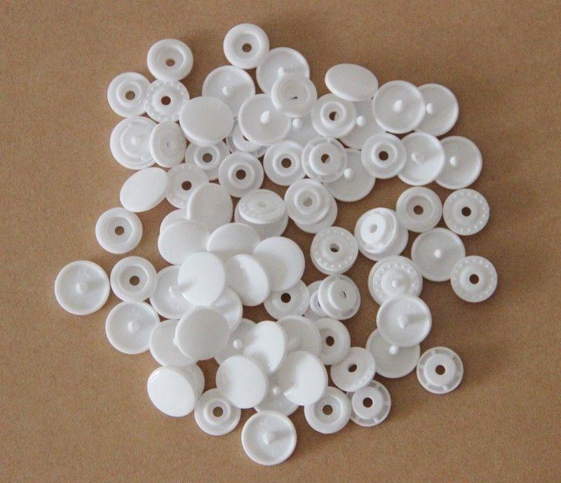 Lots 100PCS Sets Size 16 T3 Resin Button Popper For Cloth Diapers Crafts