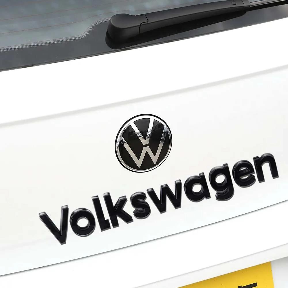 Emblems 3D Car Body Tail Trunk Decoration Letter Emblem M132 Sticker For Volkswagen VW Golf Passat Polo Tiguan Jetta Caddy T-ROC