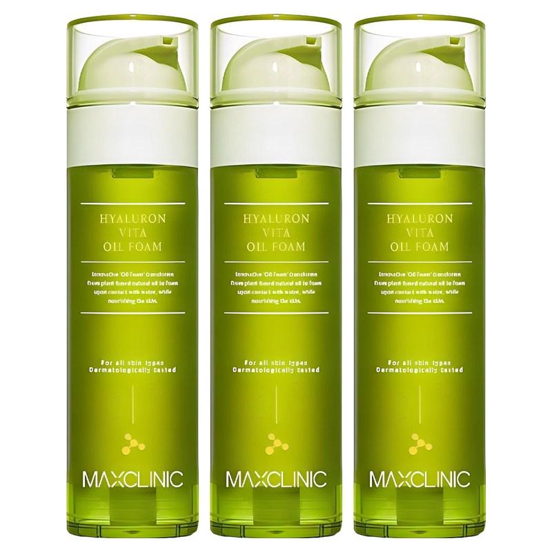 Maxclinic Hyaluronic Vita Oil Foam Cleanser, 110g, 3 pcs