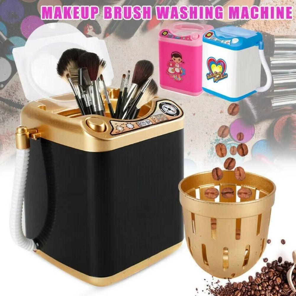 Simulated Mini Electric Washing Machine Portable Electric Dehydration Washer Pretend Play