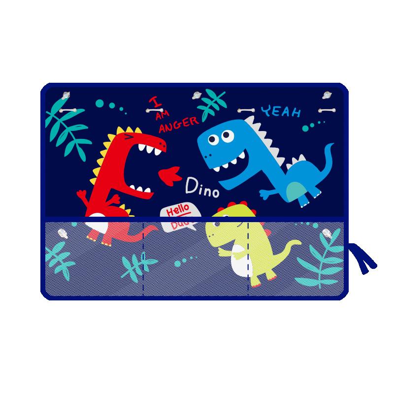 Lovely Car Curtain with Storage Net Pocket for Baby Window Sunshade Cover Kids Sunscreen Thermal Insulation Protection