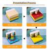 LED Light 2027 Desk Calendar with Artistic 3D Tear-away Feature Perfect for Desktop Organization
