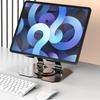 Adjustable 360 Degree Rotation DesktopTablet Stand Hollow Design Multi Angle Desktop Stand Holder Anti Slip Base Foldable