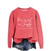 Women's Loose Temperament Pullover Sweatshirt - Just a Chapter