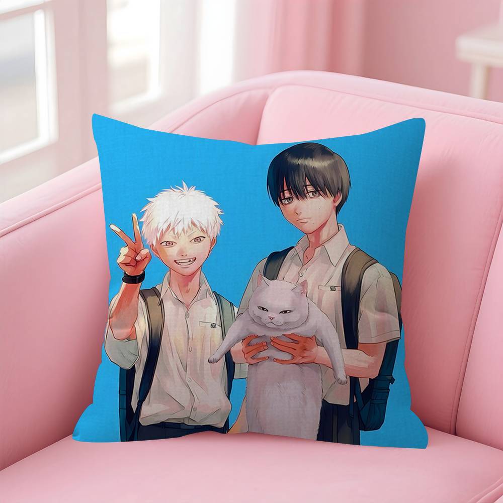 Anime The Summer Hikaru Died Cushion Cover 30x50 Polyester Sofa Cushions Decorative Throw Pillows Home Decoration Pillowcover