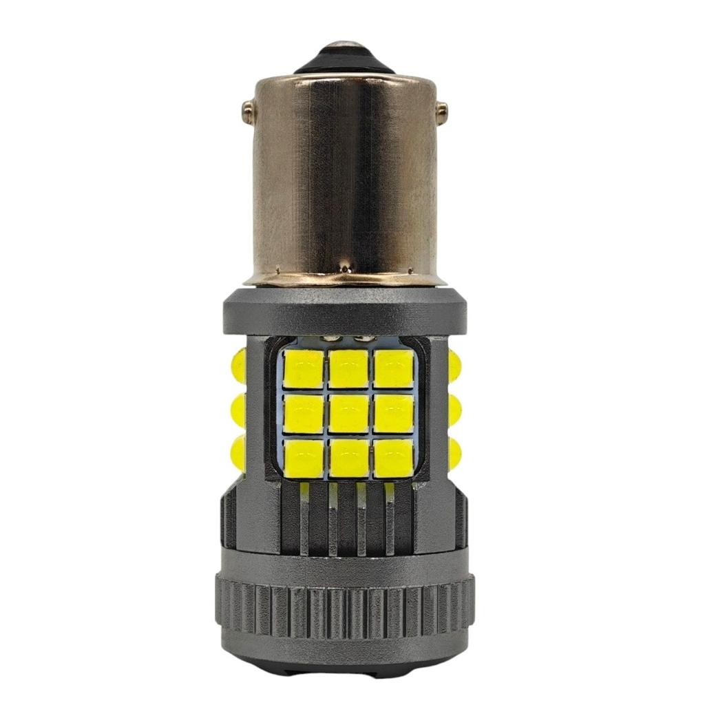 2 szt P21W LED żarówki BA15S 12V-24V bez błędu 2600lm biała mocna