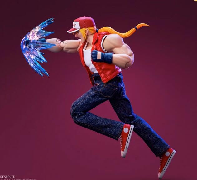 [AC] TUNSHI STUDIO 1/12 THE KING OF FIGHTERS Terry Bogard Movable Action Figure with Body, Head, Costume, and Accessories (Full Set)