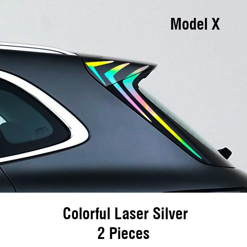 Per Geely EX5 Galaxy E5 2024 2025 Spoiler Posteriore Auto Pellicola Adesivo Pinna di Squalo Colorato Riflettente Laser Decorazione Accessori