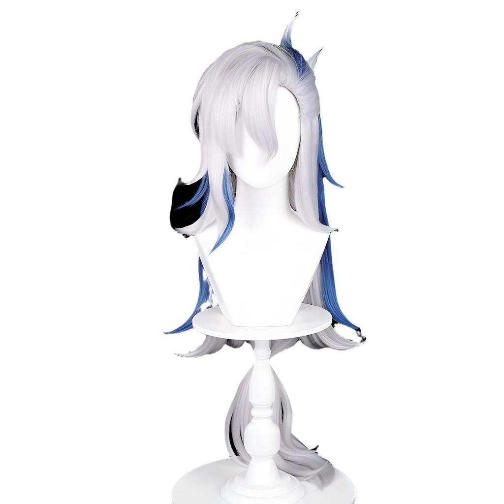Neuvillette Cosplay Wig - Cardamom Genshin Impact Fontaine Style